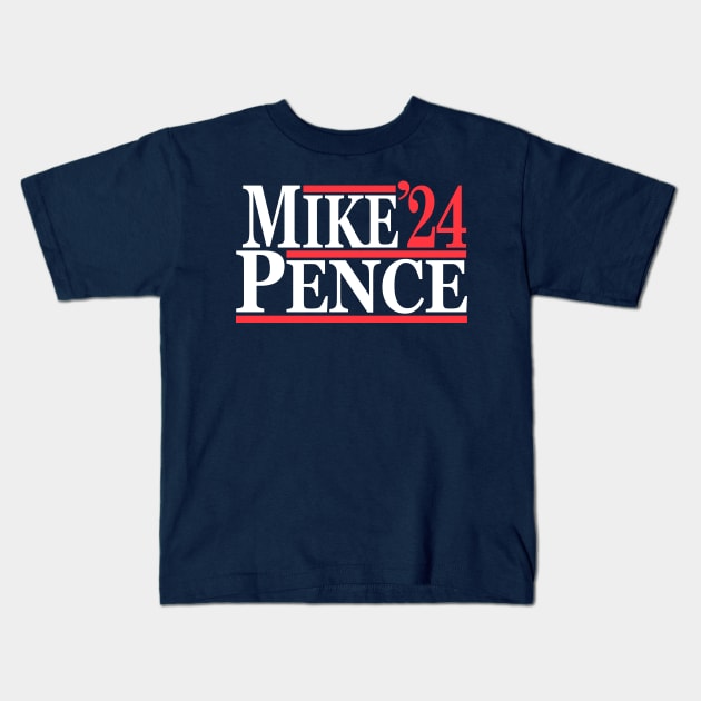 Mike Pence 2024 Kids T-Shirt by Etopix